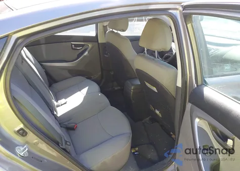 2013 Hyundai Elantra Gls from USA, damaged, VIN 5NPDH4AEXDH207029